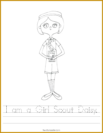 girl scout promise coloring page exciting daisy image worksheet i am a twisty noodle kids law 562435