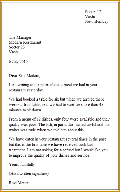 example of a formal letter 392626