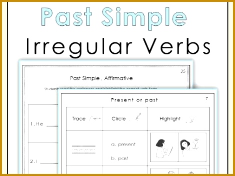 Past Simple Irregular Verbs Worksheets 353470