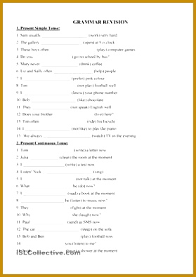 these are some exercises about the present simple tense the present continuous tense the 395279