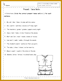 Verbs Present Tense Worksheet 2 279215