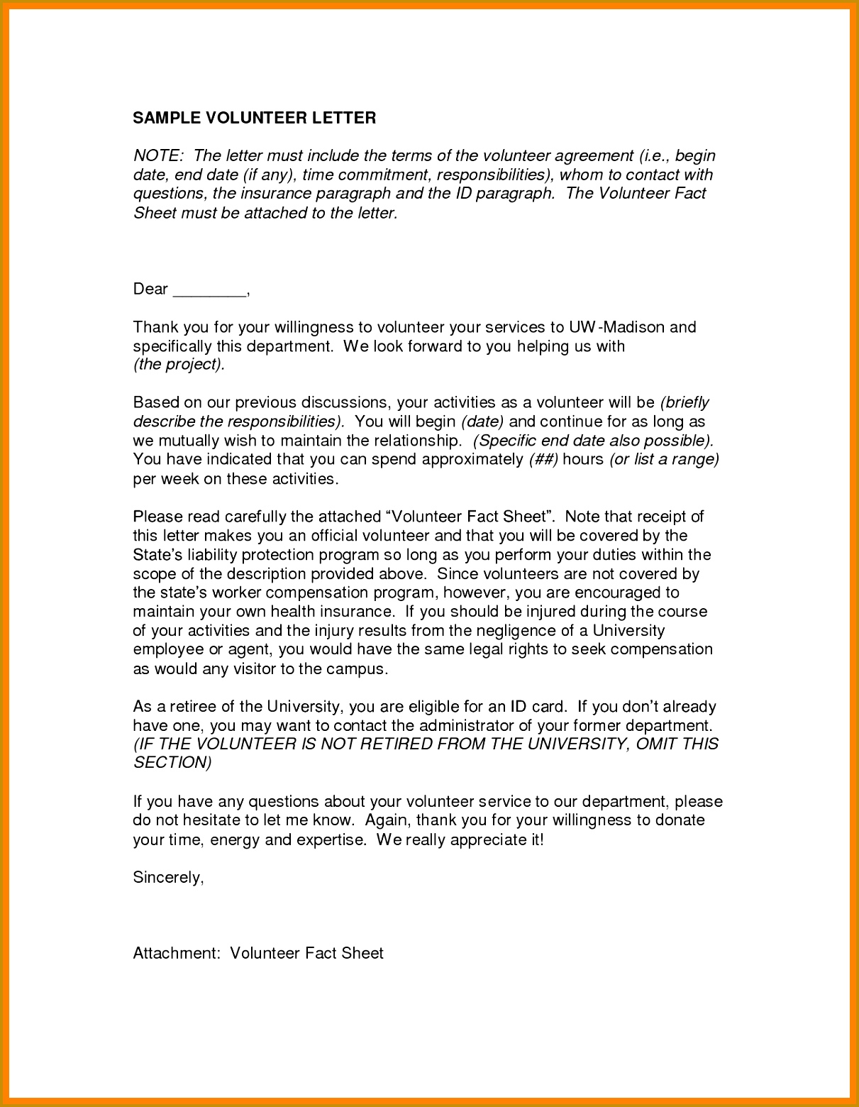 sample volunteer letterlication letter sample volunteer professional reference letter with regard to sample volunteer letter 12111560