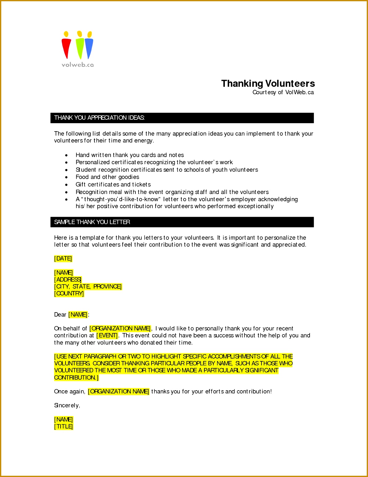 cover letter Volunteer Appreciation Letter Sample Rich Image And Volunteer Fvolunteer letters samples 15341185