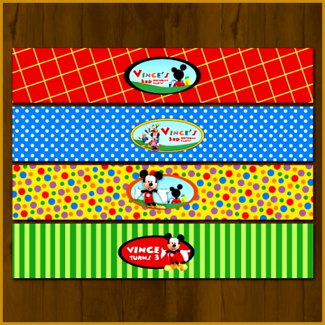 Mickey Mouse Clubhouse Printable Water Bottle Labels goegq Mickey Mouse Clubhouse Printable Water Bottle Labels 465465