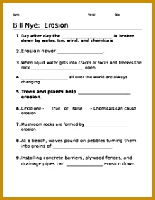 Bill Nye Erosion Video Guide 283219