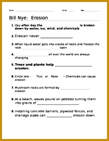 Vocabulary Define Vocabulary Terms pg 71 Due Date 10 22 15 essrn Bill Nye Erosion Video Guide 283219