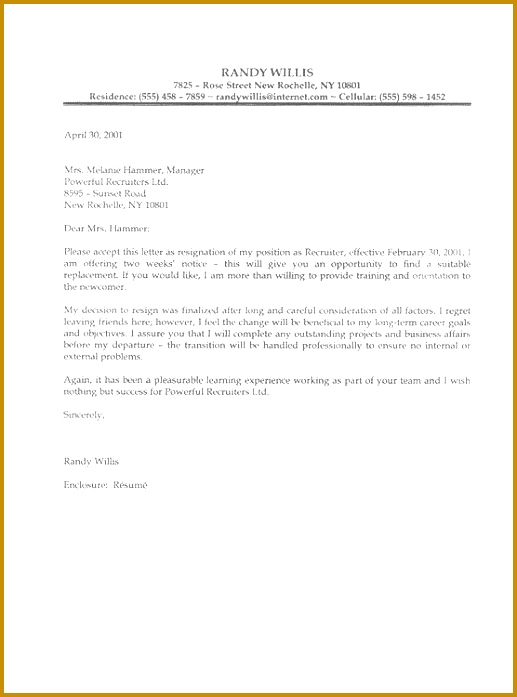 What Is A Resignation Letter Awesome Looked With Formal Design With Cop And Underline Name 697517