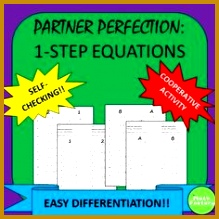 e Step Equations worksheets including word problems 219219