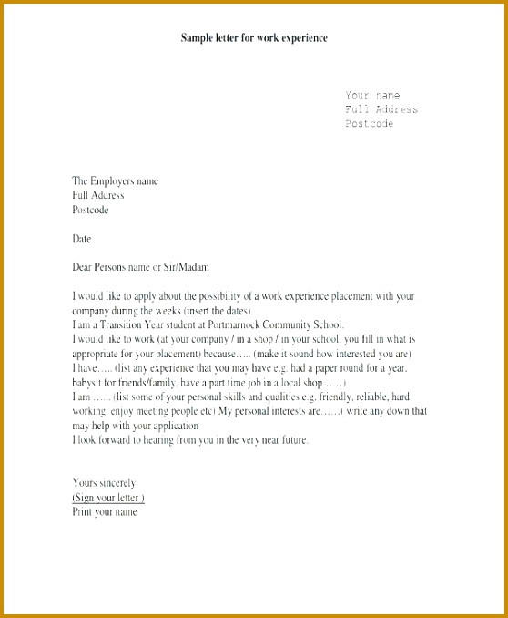 employment letter examples 6 work letter templates 6 free sample example format for work letters examples 678558