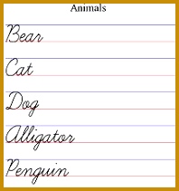 Handwriting Worksheet Generator Free online resource with several font options not just cursive This would be great for our spelling words 211198
