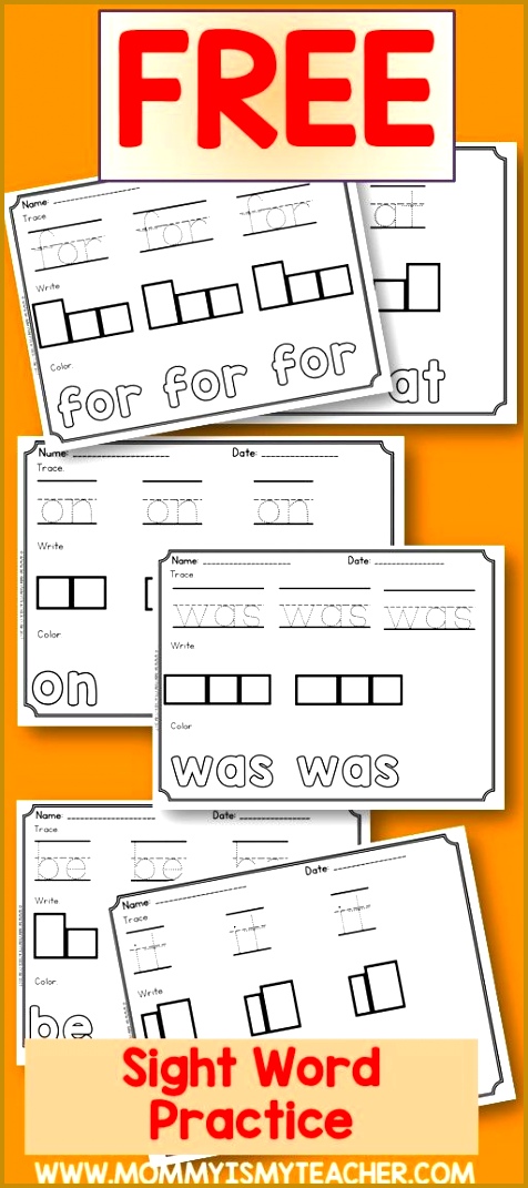 I just printed free sight word worksheets for my homeschool curriculum Great free reading printables 1071476