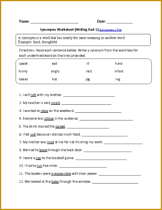 These Antonyms Worksheets are great for working with Antonyms Use these antonyms worksheets for the beginner intermediate and advanced levels 736569