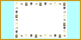 World War Two Full Page Borders Landscape 160320