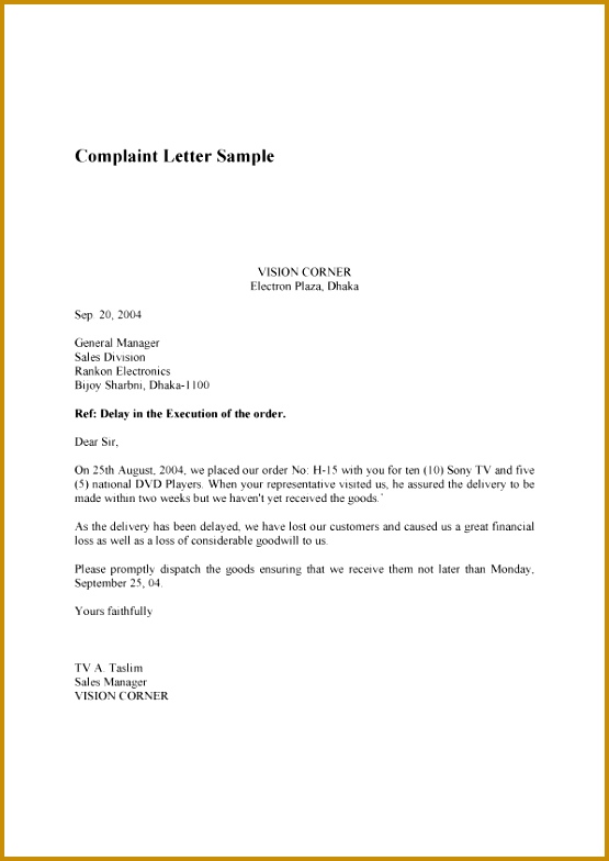 how to write a plaint letter to a pany spectacular plaint letters plaint letter sample example template format insurance pany plaint 555784