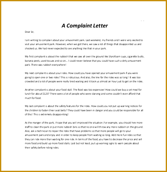 12 letter of plaint templates free sample example format 558544