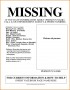 Missing Person Poster Template