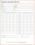 Student Attendance Record Report Spreadsheet