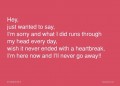 Sorry Messages For Love