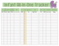 Infant Feeding Log