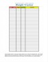 Fitness And Weight Measurement Tracker