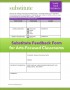 Substitute Teacher Feedback Form