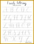 4 Capital Letters In Cursive