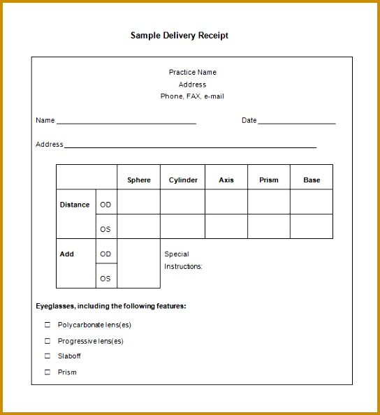 Car Payment Receipt Sample Inspirational Car Sale Invoice Template Word From Delivery Receipt Form Receipt Stock 594544