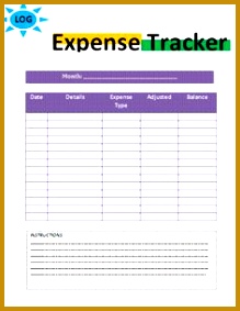 Project Management Expense Tracking Template 283219