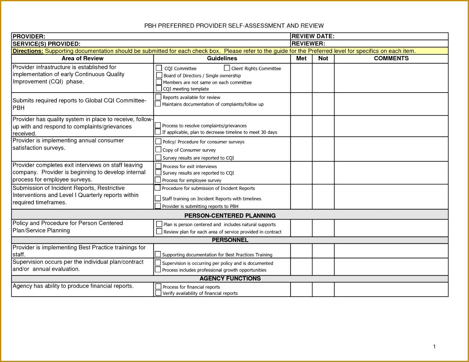 Project Analysis Report Template