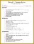 4 Price List for Cleaning Services Business