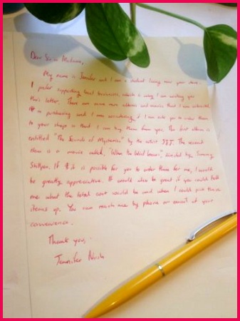 General Task 1 Letter Rough Copy