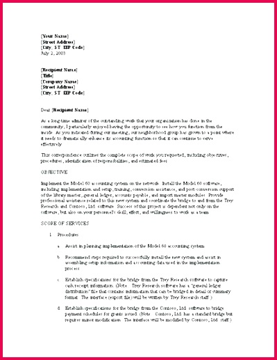 business opportunity letter sample of proposal for template cover samples
