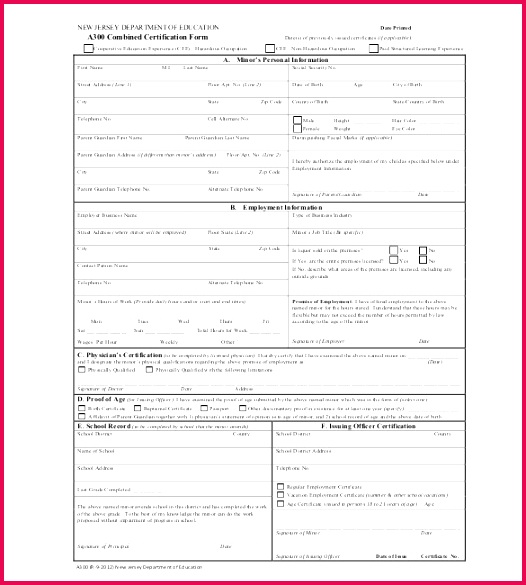 new jersey department of education employment certificate form Details File Format