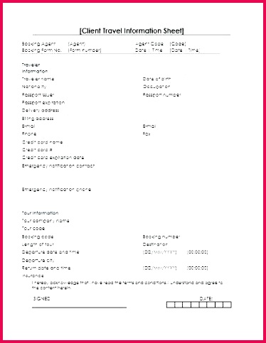 customer information