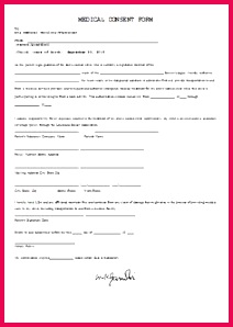 Medical Consent Form Template Sample Medical Consent Form Printable Medical Forms Letters Child Medical Consent Form Templates 6 Samples For Word