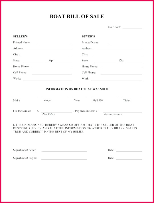 bill of sale camper free blank printable form word templates bill of sale