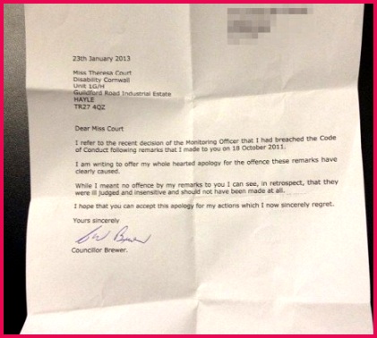 Sample Apology Letter To Boss Formal Apology Letter For Not Disabled Children Cost Too Much And
