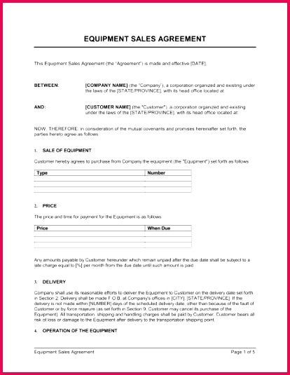 car sale contract