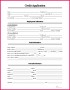 4 Personal Loan Application form In Word format