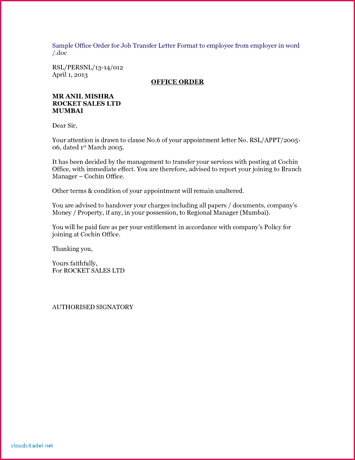 Job Relocation Letter Sample Best Job Relocation Request Letter