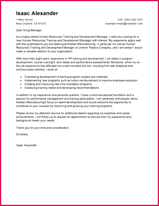 Create My Cover Letter