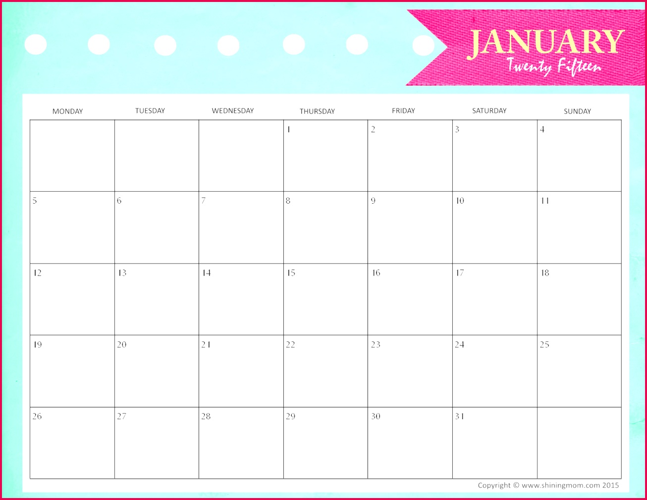 Calendar 2017 Template Pdf Unique Printable Blank Monthly Calendar New Printable 0d Calendars