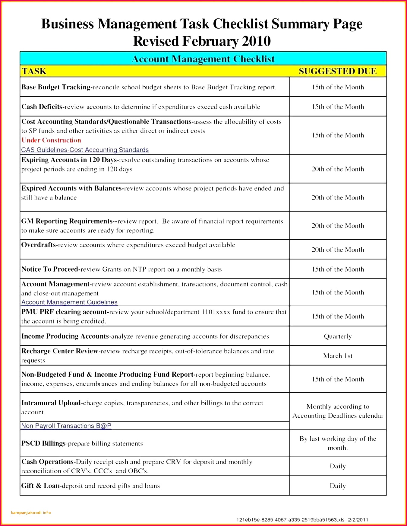 39 Sample Spreadsheet for Small Business