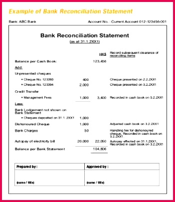 bank reconciliation template 11 free excel pdf documents