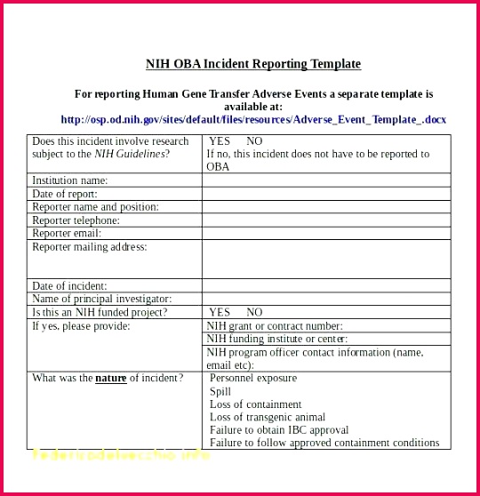 New Expense Report form Simple