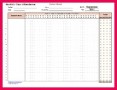 6 Blank attendance Sheet