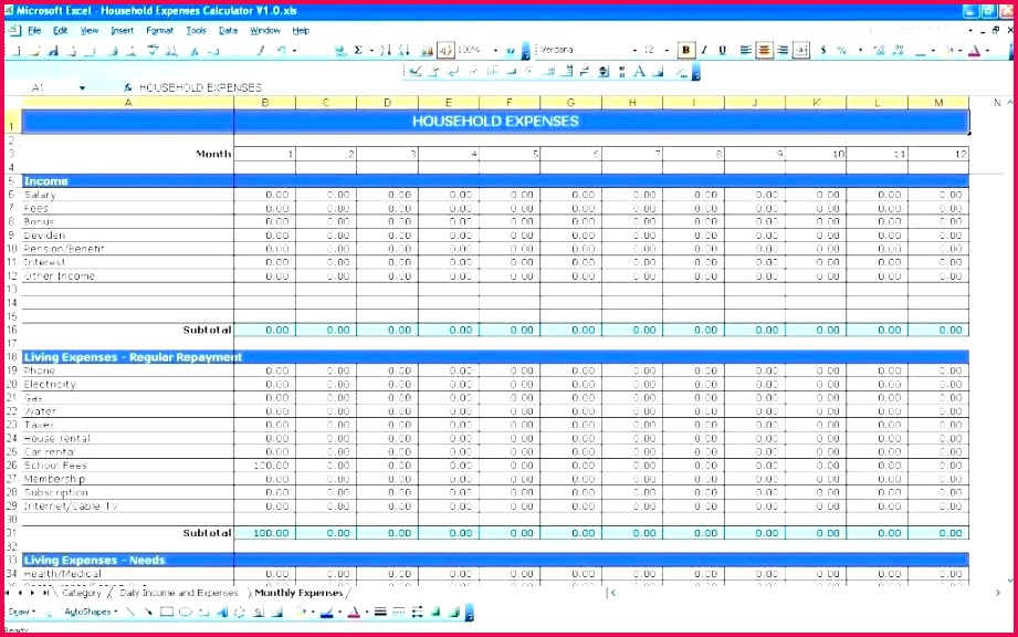 capital expenditure bud templates free word excel break even analysis