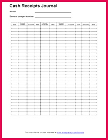 Cash Receipts Journal