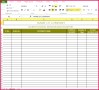 6 Cash Log Sheet