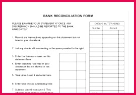 Bank Reconciliation Template Excel Free Download